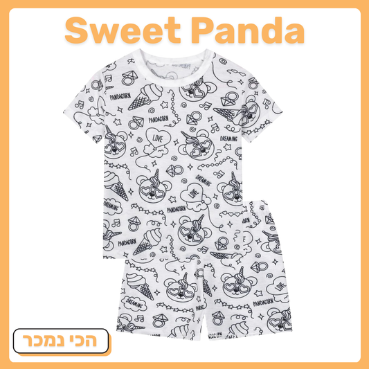 Sweet Panda פיג'מה קצרה